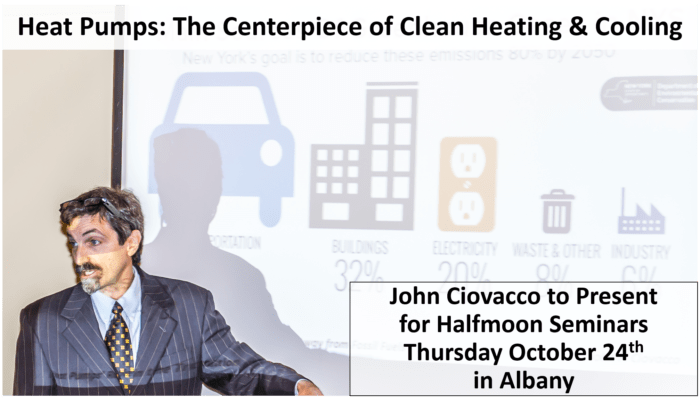 John Ciovacco to Present Seminar on Heat Pumps in October - Aztech Geo